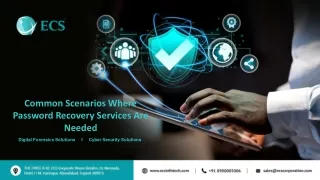 common scenarios where password recovery services