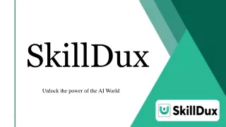 SkillDux Online Courses