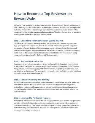How_to_Become_a_Top_Reviewer_on_RewardWale