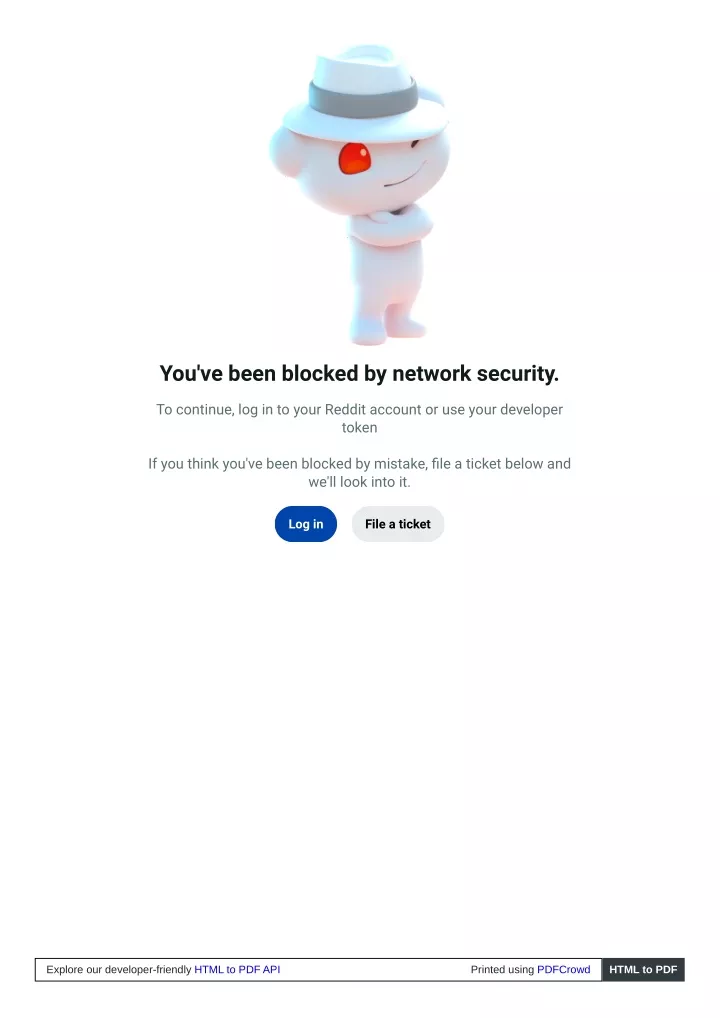 you ve been blocked by network security