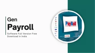 Gen Payroll Software: Free, All-in-One Solution for PC/Desktop