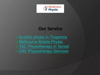 In-clinic physio in Truganina