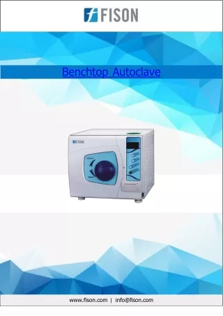 benchtop autoclave