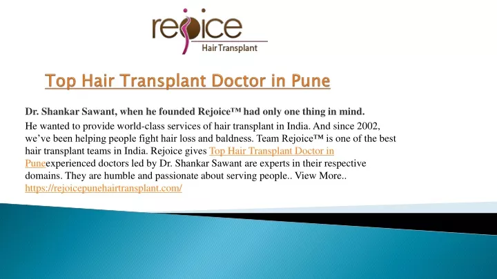 top hair transplant doctor in pune