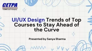 ui ux design trends of top courses to stay ahead