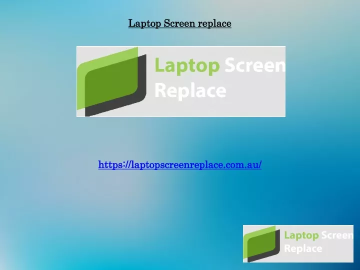 laptop screen replace