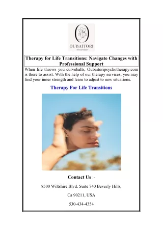 therapy for life transitions navigate changes