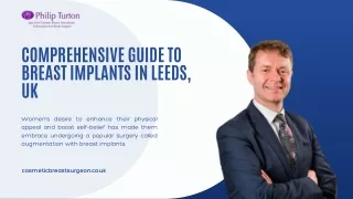 A Comprehensive Guide To Breast Implants In Leeds, Uk