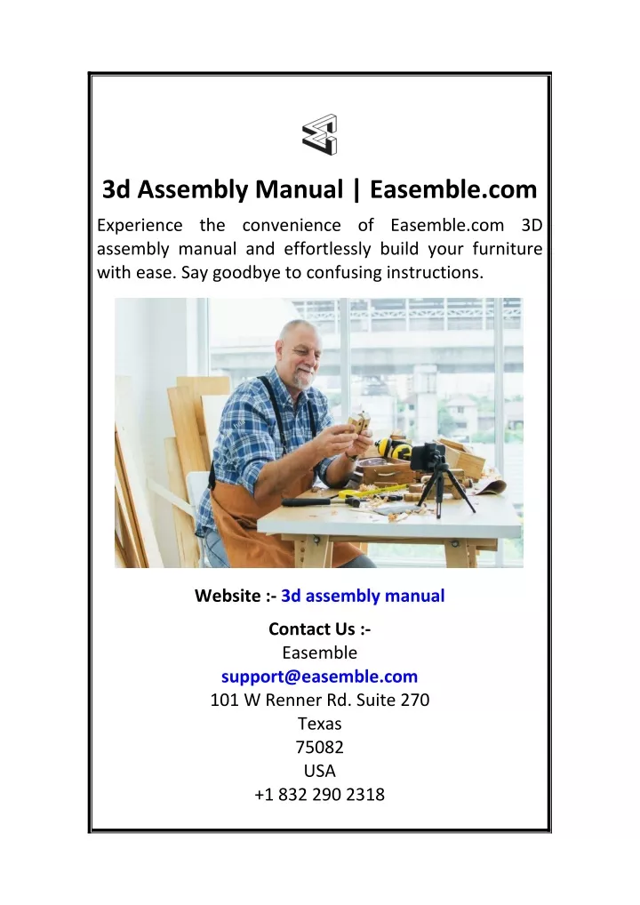 3d assembly manual easemble com