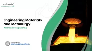 Explore Engineering Materials and Metallurgy with Magic Marks