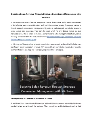 boosting salon revenue through strategic