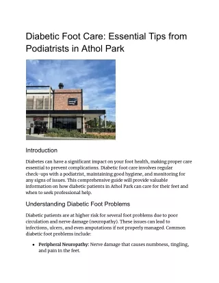 Podiatrists in Athol Park