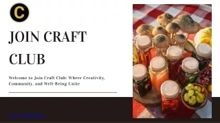 Unleash Your Creativity: Join Craft Club Today!