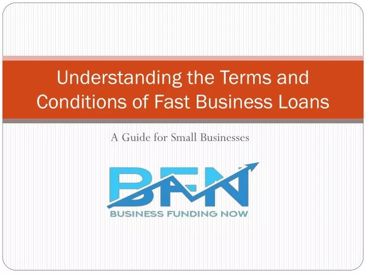 understanding the terms and conditions of fast business loans