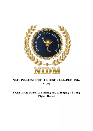 Digital Marketing Institute in India