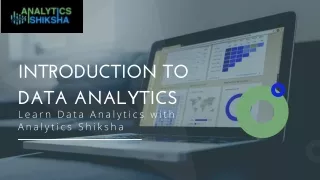 introduction to data analytics