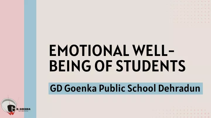 emotional well being of students