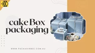 cake box packaging