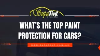 what s the top paint protection for cars