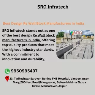 Best Design Re Wall Block Manufacturers in India – SRG Infratech