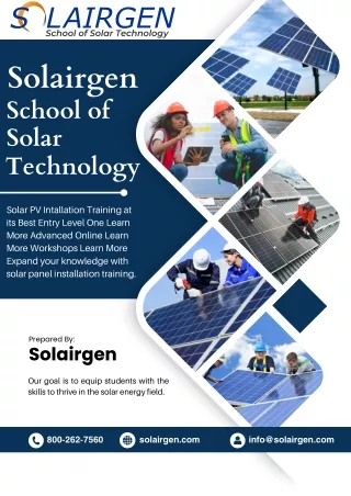 Best Solar Training Institutes Thriving on Soaring Demand of Solar PV Profession