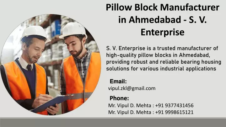 pillow block manufacturer in ahmedabad