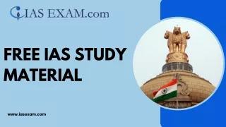 Access Free IAS Study Material for Effective Preparation