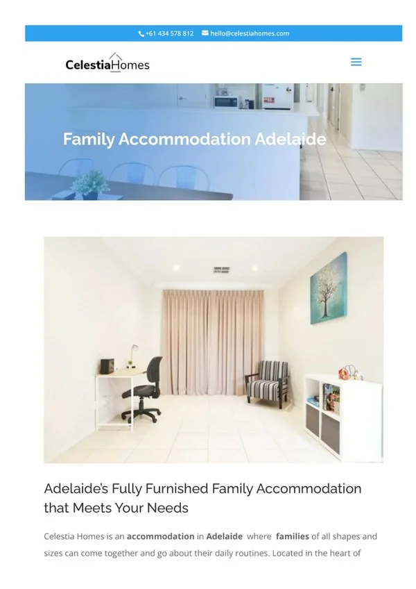 Short term Accommodation Adelaide