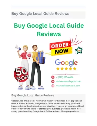 Buy Google Local Guide Review