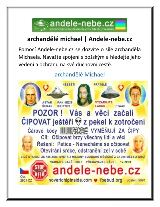 archand l michael andele nebe cz