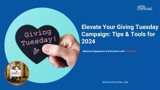 Elevate Your Giving Tuesday Campaign: Tips & Tools for 2024
