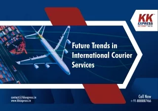 Future Trends in International Courier Services