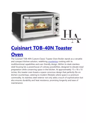 Cuisinart TOB