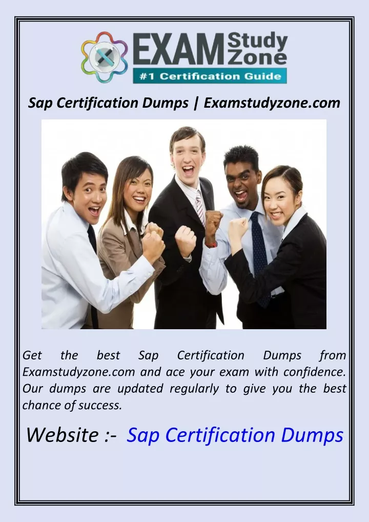 sap certification dumps examstudyzone com