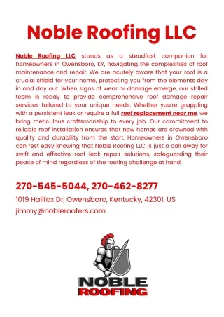 Noble Roofing LLC