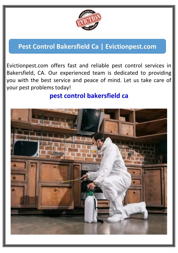 pest control bakersfield ca evictionpest com