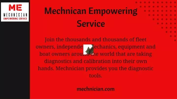 mechnican empowering service