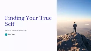 finding your true self