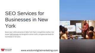 Boost Your Online Presence with Expert SEO Services in New York