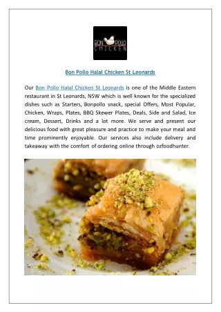 bon pollo halal chicken st leonards our bon pollo
