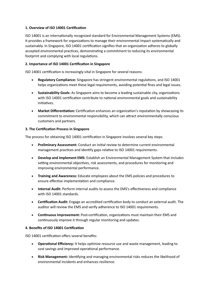 1 overview of iso 14001 certification