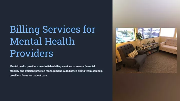 billing services for mental health providers