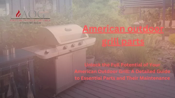 american outdoor grill parts