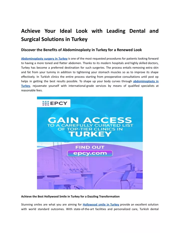 achieve your ideal look with leading dental