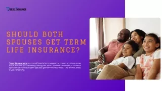 Should Both Spouses Get Term Life Insurance