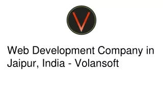 Web Development Company in Jaipur, India - Volansoft