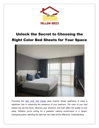 unlock the secret to choosing the right color