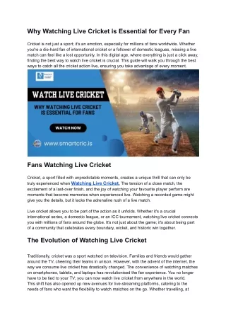 Why Watching Live Cricket is Essential for Every Fan (1)