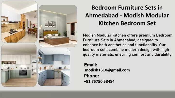 bedroom furniture sets in ahmedabad modish