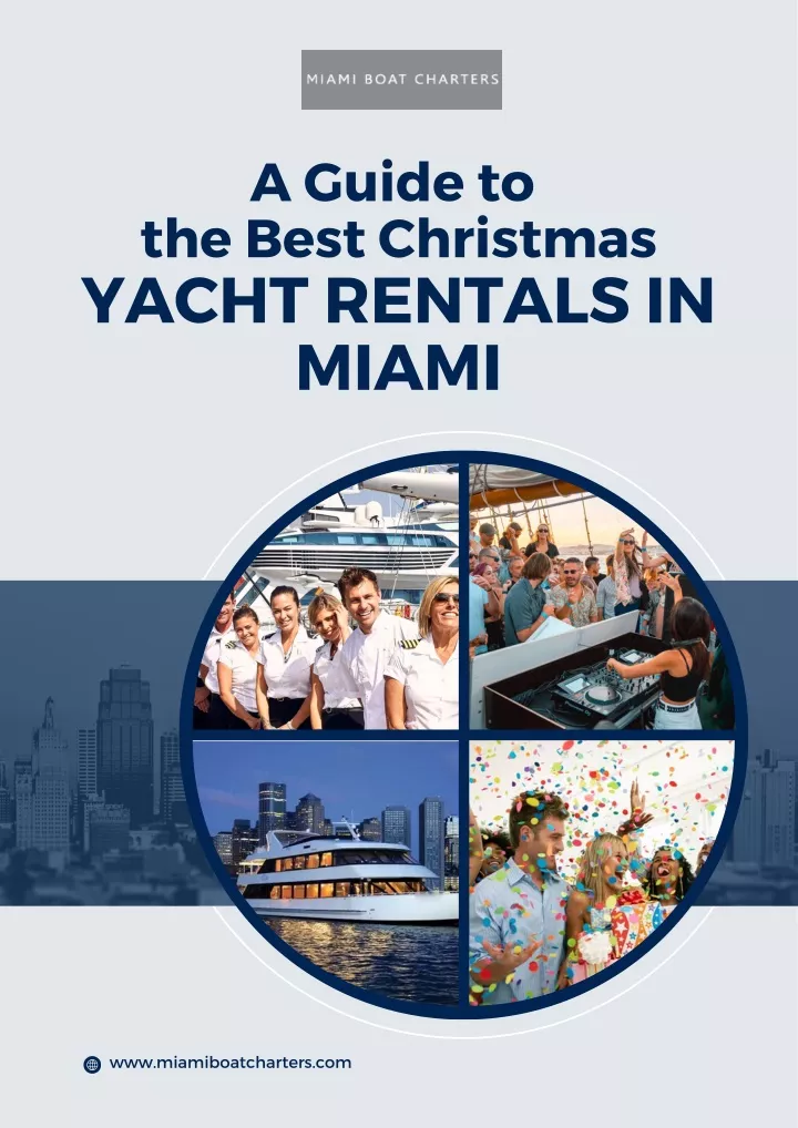 a guide to the best christmas yacht rentals